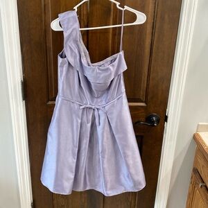 Light purple size 10 one shoulder dress